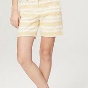 Loft Riviera shorts 5.5 inch inseam. Cream/mustard